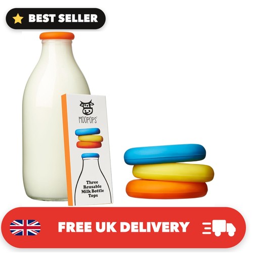Reusable milk bottle tops - milk, –