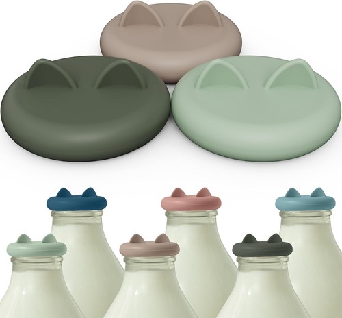 Milk bottle tops one - bottle,