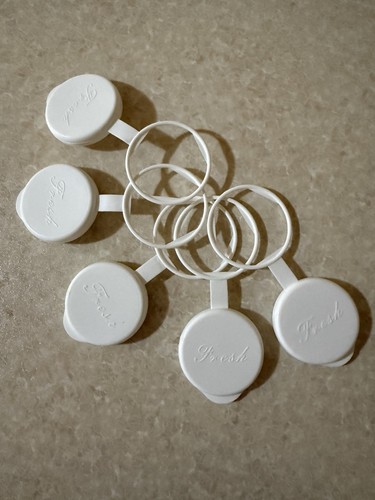 Milk bottle tops - bottle, 10