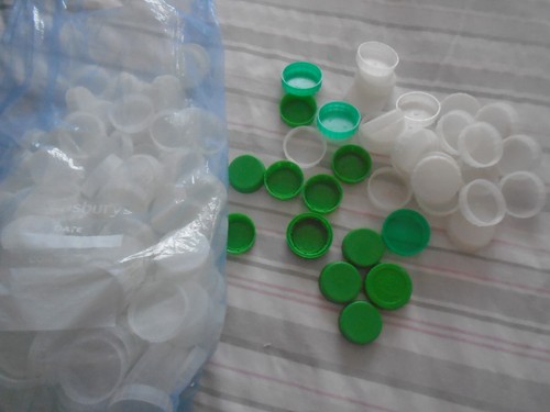 240 milk bottle - tops:, white