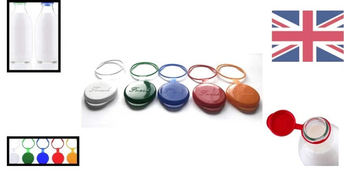 Reusable milk bottle - caps,
