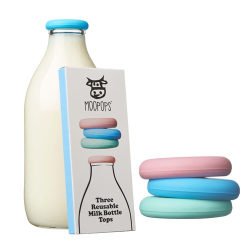 Moopops reusable milk - milk, bottle
