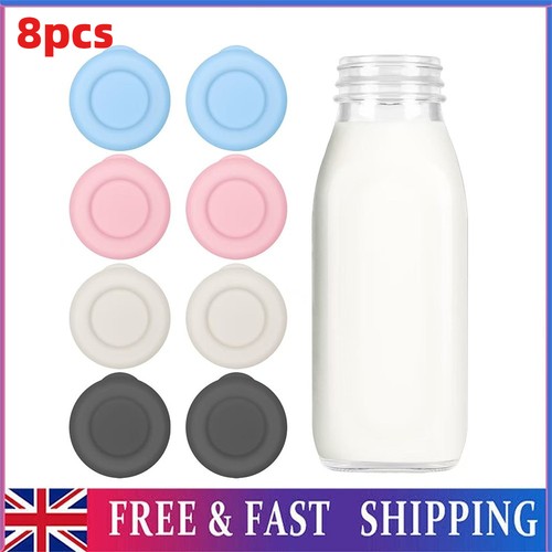 8pcs silicone milk - 4-8pcs, bottle