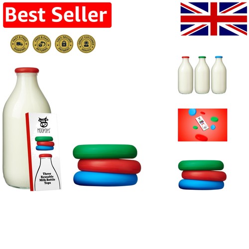 Reusable milk bottle tops - bottle, –