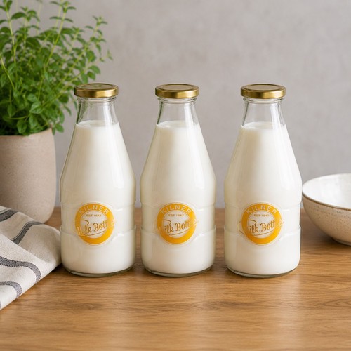 Kilner glass milk - bottle, 1