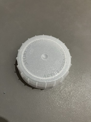 100 opaque milk bottle tops - opaque,