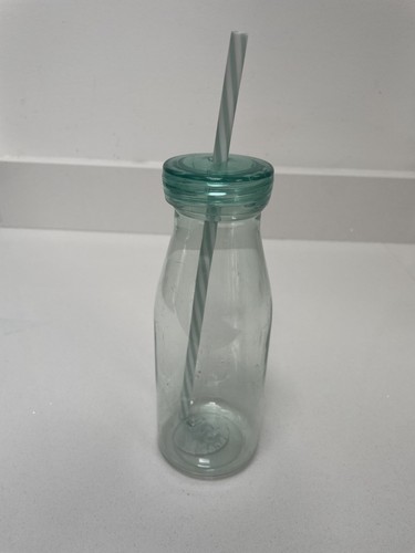 Green milk bottle - green, 500ml