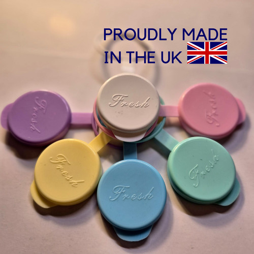 Milk bottle tops - bottle, 6