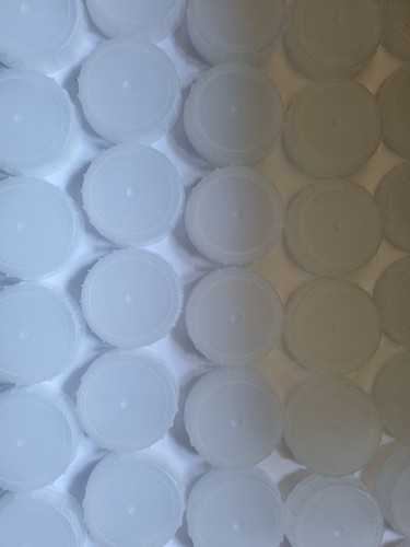 Translucent white plastic - translucent/white,