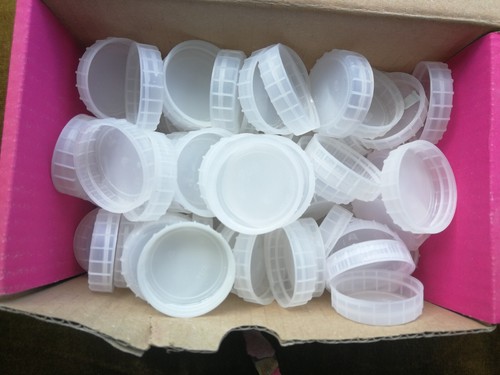 100 white plastic - white,