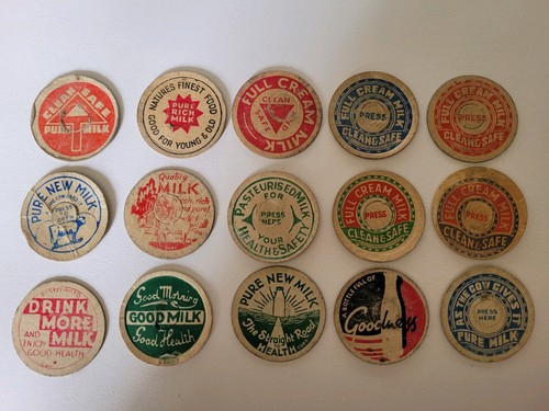 Vintage dairy cardboard - 15,
